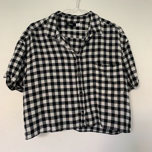 BDG Checkered Crop Top